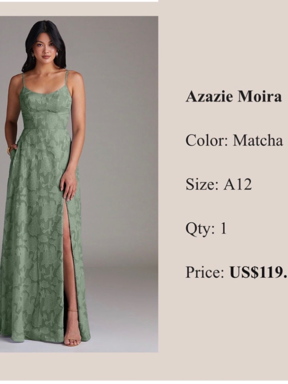 Azazie Moira dress